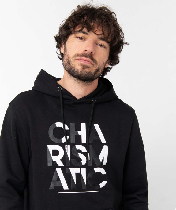 Sweat homme imprimé à capuche vue2 - GEMO 4G HOMME - GEMO