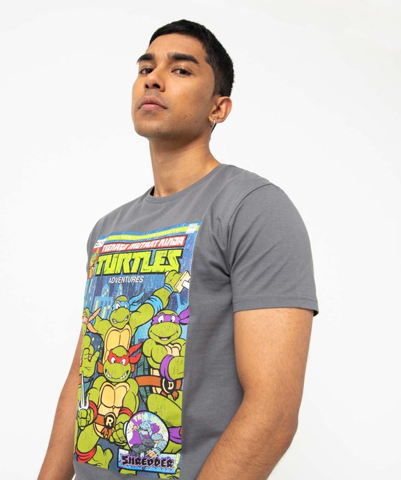 Tee-shirt homme à manches courtes imprimé - Tortues Ninja vue2 - TORTUE NINJA - GEMO