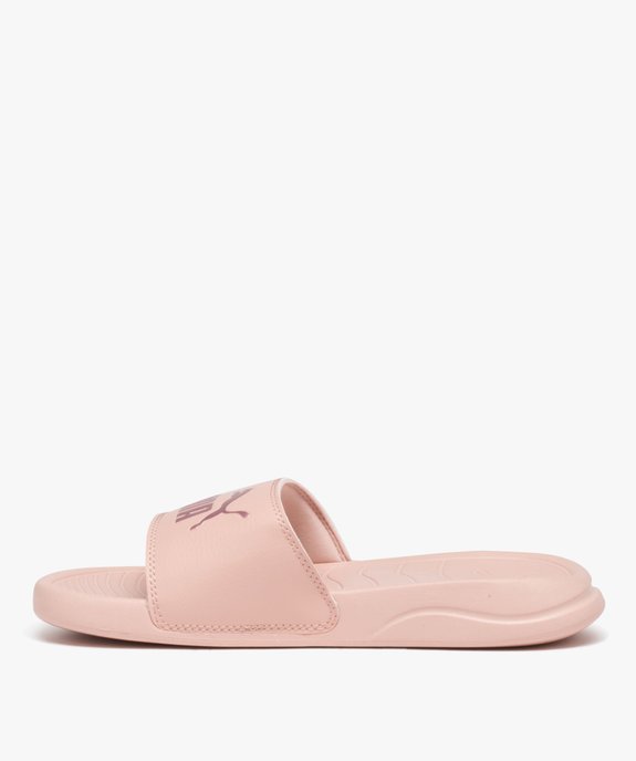 Mules de piscine femme détail métallisé Popcat 20 - Puma  vue3 - PUMA - GEMO