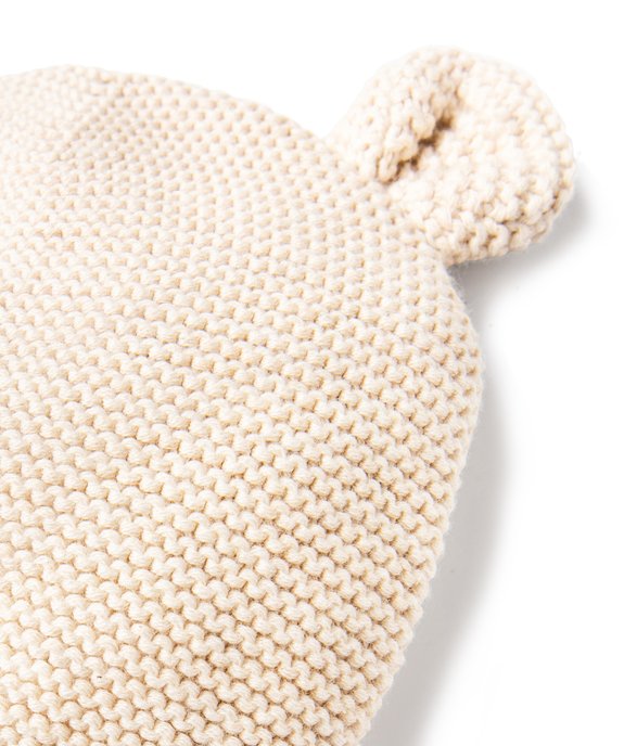 Bonnet bébé de naissance en tricot avec oreilles en relief vue2 - GEMO(BB COUCHE) - GEMO