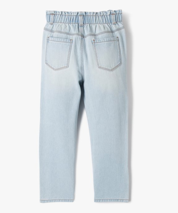 Jean slouchy à taille haute ajustable fille vue6 - GEMO (ENFANT) - GEMO