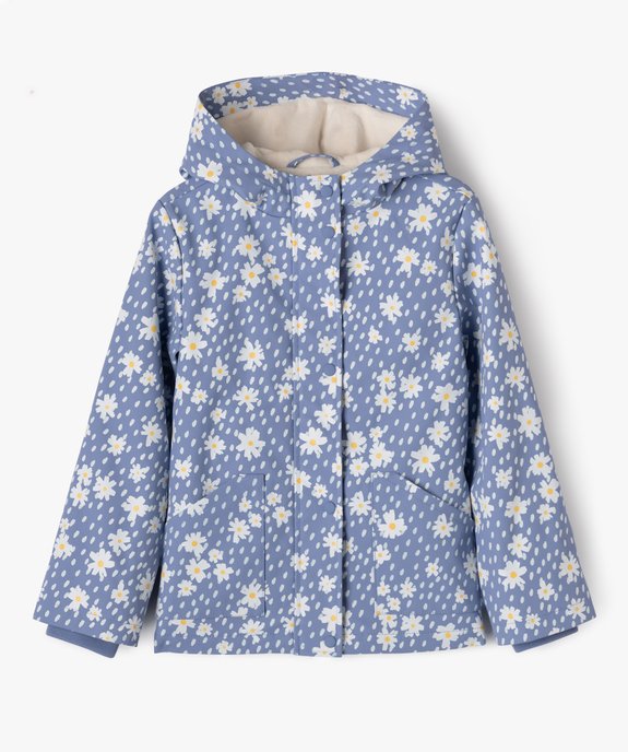 Imperméable à capuche et doublure chaude avec imprimé animé fille vue2 - GEMO (ENFANT) - GEMO