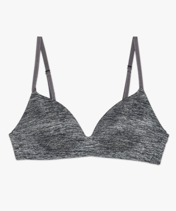 Soutien-gorge triangle sans armature à bonnets moulés vue4 - GEMO 4G FEMME - GEMO