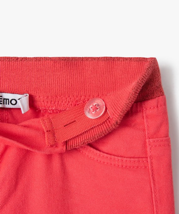 Jegging bébé fille à taille réglable et ceinture pailletée vue2 - GEMO(BEBE DEBT) - GEMO