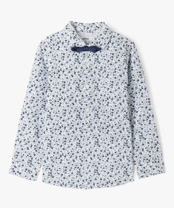 Chemise fleurie avec noeud papillon amovible garçon vue2 - GEMO (ENFANT) - GEMO