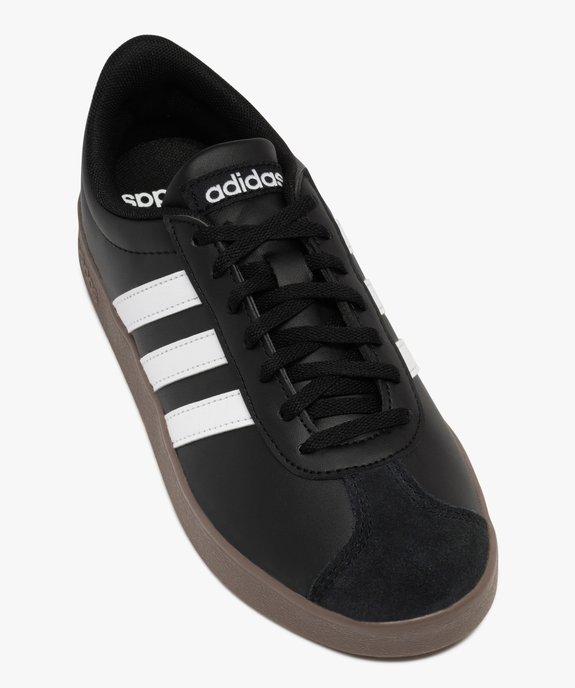 Baskets femme avec bout suédé et à bandes latérales VL Court Base - Adidas vue5 - ADIDAS - GEMO