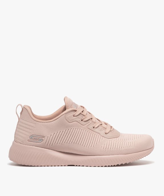 Baskets femme unies en mesh et à rainures - Skechers vue1 - SKECHERS - GEMO