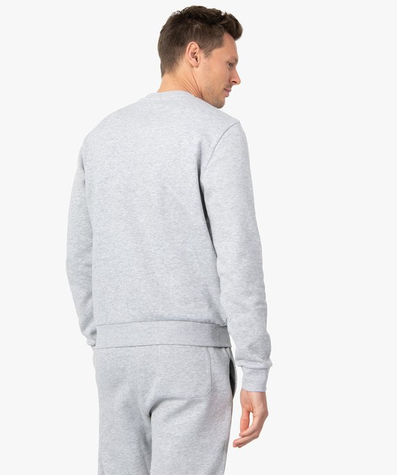 Sweat avec intérieur molletonné homme vue3 - GEMO (HOMME) - GEMO