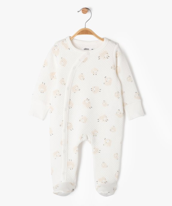 Ensemble bébé 3 pièces bavoir, body et pyjama vue4 - GEMO(BB COUCHE) - GEMO