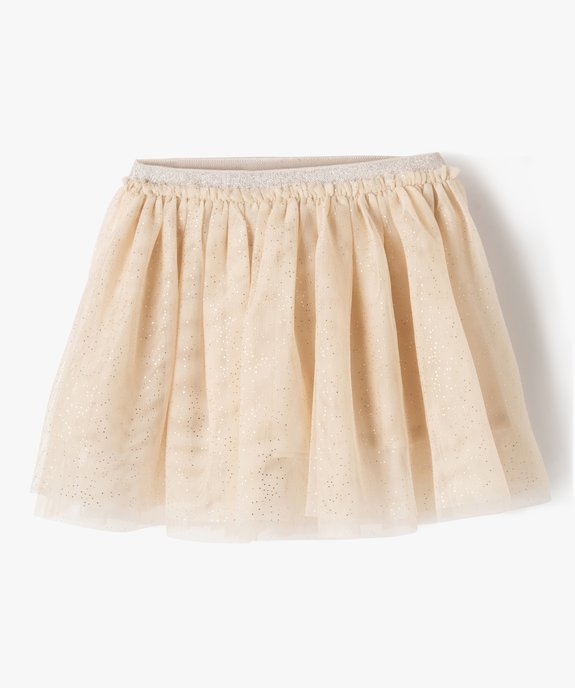 Jupe en tulle pailleté bébé fille vue1 - GEMO(BEBE DEBT) - GEMO