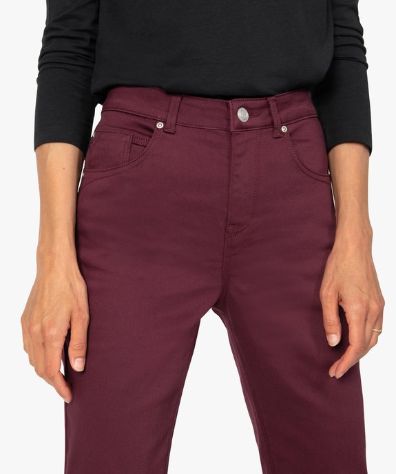 Pantalon femme coupe Regular - Longueur L26 vue5 - GEMO(FEMME PAP) - GEMO