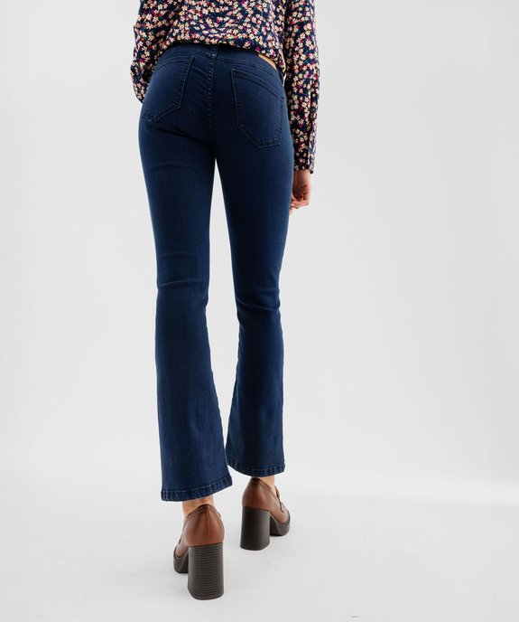 Jean petite longueur coupe Bootcut femme - L26 vue8 - GEMO 4G FEMME - GEMO