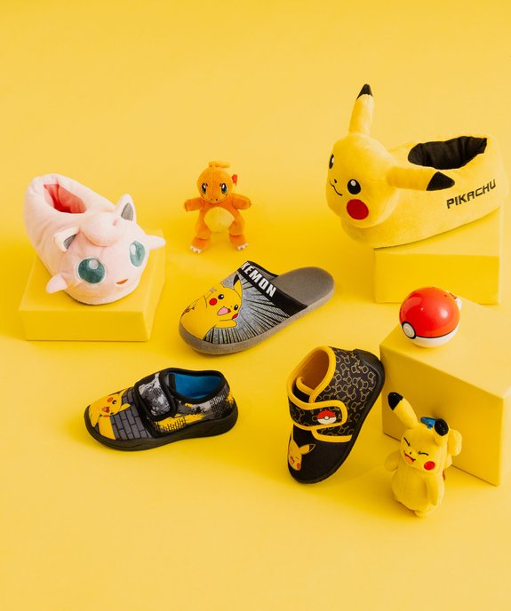 Chaussons en velours fantaisie Rondoudou fille - Pokémon vue6 - POKEMON - GEMO