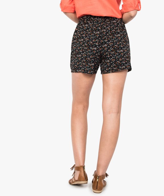 Short femme en maille fluide vue3 - GEMO(FEMME PAP) - GEMO