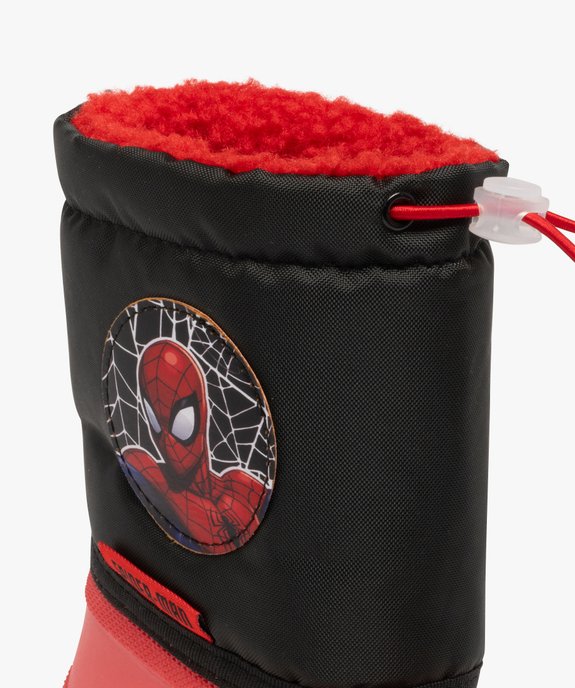 Bottes de neige fourrées avec tige souple garçon - Spiderman vue6 - SPIDERMAN - GEMO