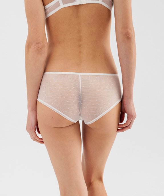 Shorty en dentelle et tulle femme (lot de 2) vue2 - GEMO(HOMWR FEM) - GEMO