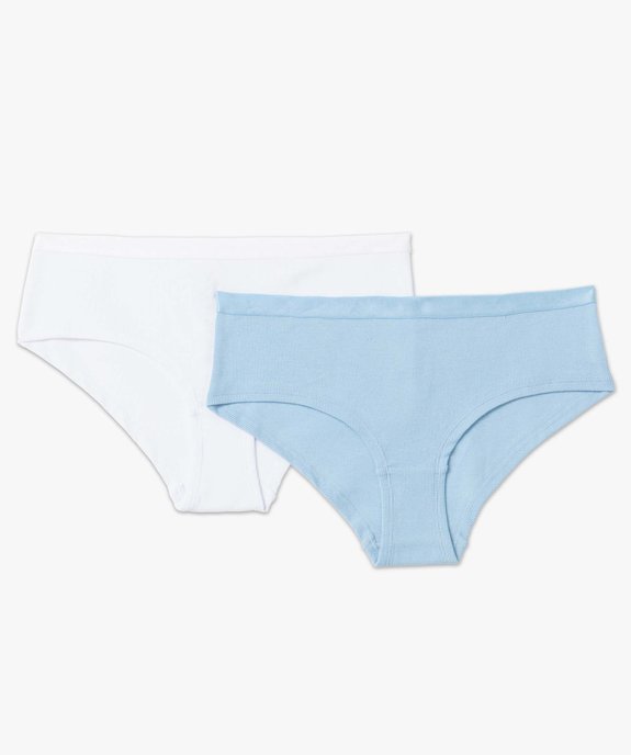 Shorty en maille côtelée femme (lot de 2) vue6 - GEMO 4G FEMME - GEMO