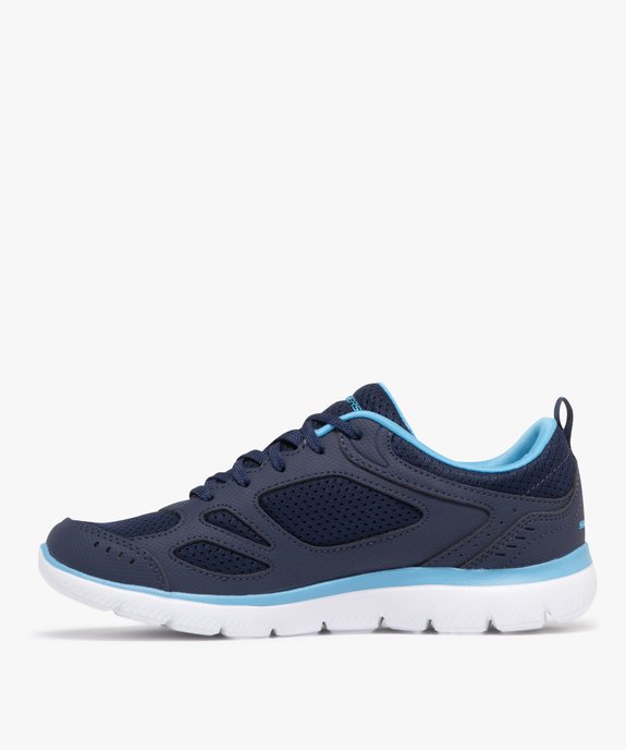 Baskets légères en mesh Summits femme - Skechers vue3 - SKECHERS - GEMO