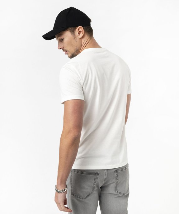 Tee-shirt manches courtes imprimé homme vue3 - GEMO (HOMME) - GEMO