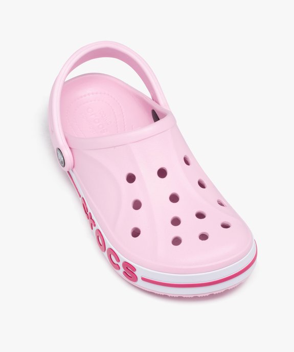 Sabots souples fille dessus uni perforé à semelle épaisse - Crocs vue5 - CROCS - GEMO