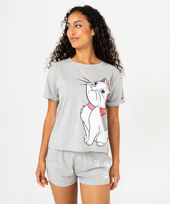 Pyjashort avec motif Les Aristochats fille - Disney vue1 - ARISTOCHATS - GEMO