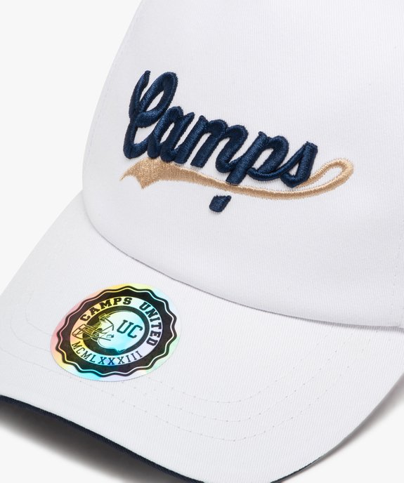 Casquette en coton avec logo brodé fille - Camps United vue2 - CAMPS UNITED - GEMO