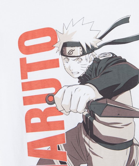 Tee-shirt manches courtes imprimé garçon - Naruto vue2 - NARUTO - GEMO