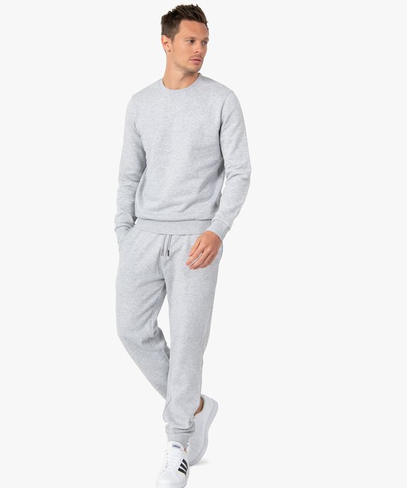 Sweat avec intérieur molletonné homme vue5 - GEMO (HOMME) - GEMO