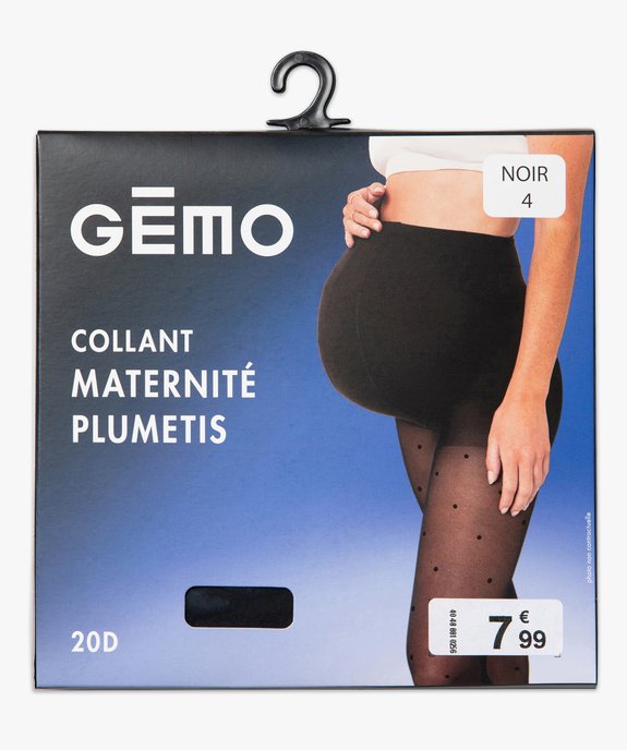 Collant de maternité à motifs plumetis vue4 - GEMO(HOMWR FEM) - GEMO