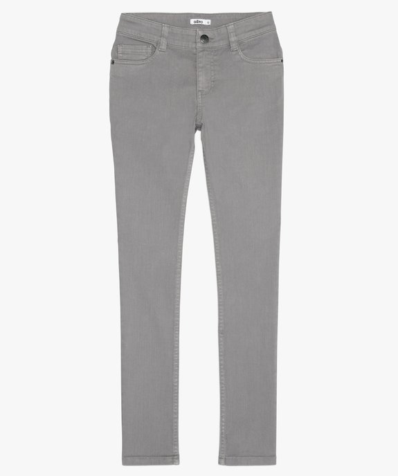 Pantalon garçon style jean slim 5 poches vue1 - GEMO 4G GARCON - GEMO