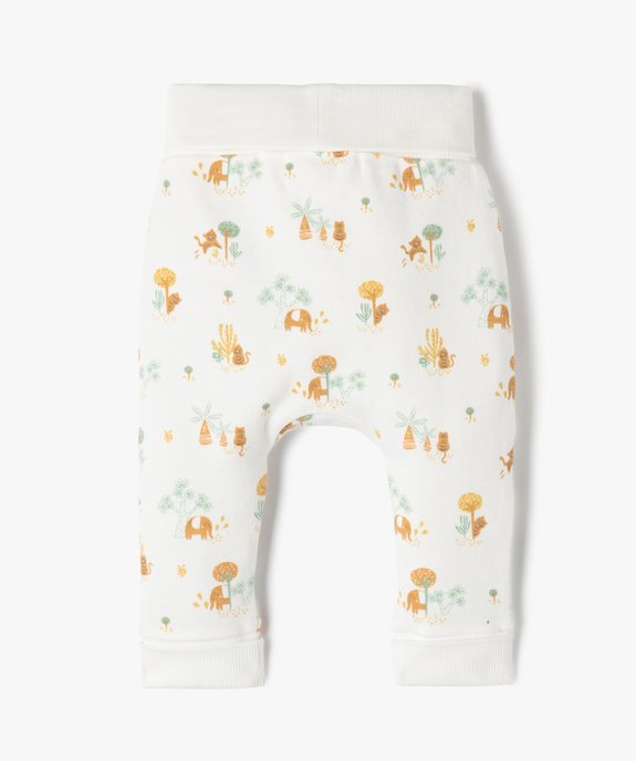 Pantalon imprimé évolutif en maille bébé garçon vue5 - GEMO 4G BEBE - GEMO