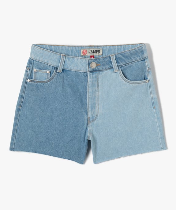 Short fille en jean bicolore - Camps United vue1 - CAMPS UNITED - GEMO