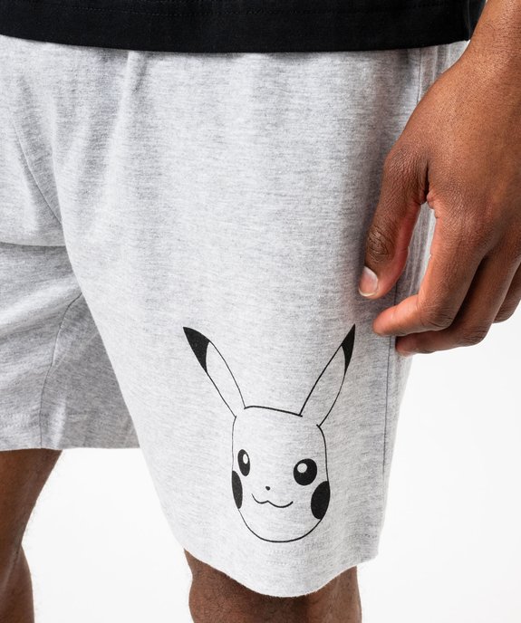 Pyjashort bicolore homme - Pokemon vue2 - POKEMON - GEMO