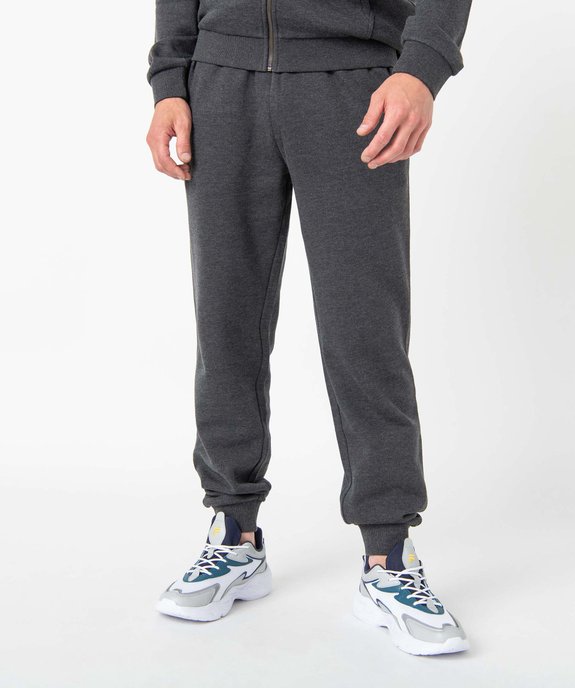 Pantalon de jogging molletonné homme vue1 - GEMO 4G HOMME - GEMO