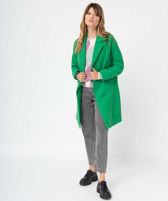 Manteau femme fermeture croisée fermeture bouton vue5 - GEMO(FEMME PAP) - GEMO