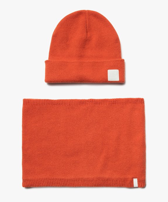 Ensemble garçon 2 pièces : bonnet + snood vue1 - GEMO (ENFANT) - GEMO