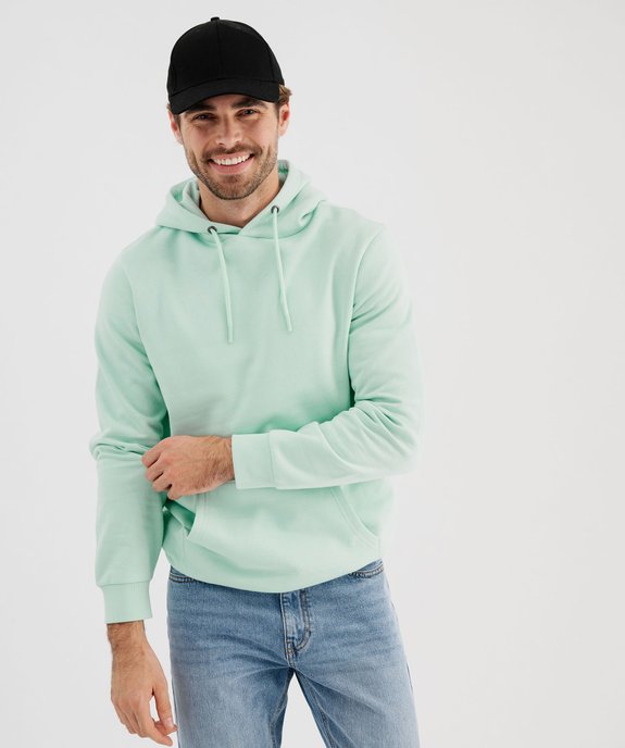 Sweat à capuche intérieur molletonné homme vue1 - GEMO 4G HOMME - GEMO