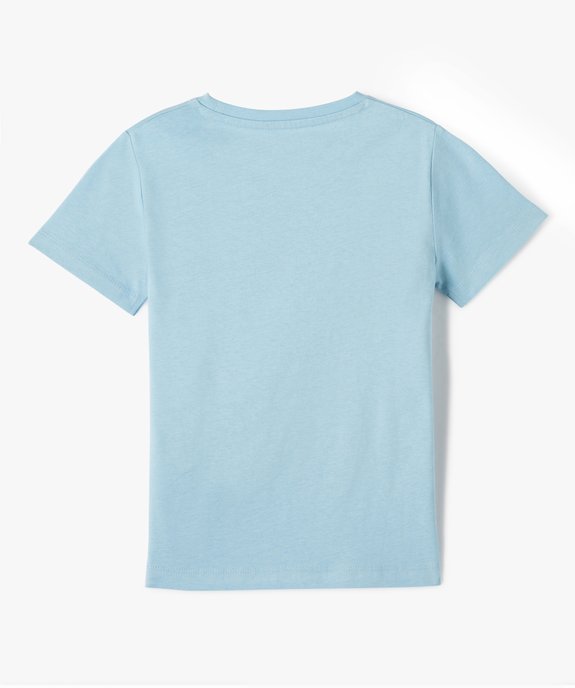 Tee-shirt garçon à manches courtes avec motif sur le buste vue3 - GEMO (ENFANT) - GEMO