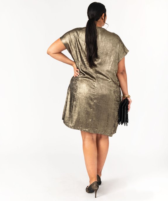 Robe de soirée scintillante femme grande taille vue4 - GEMO (G TAILLE) - GEMO