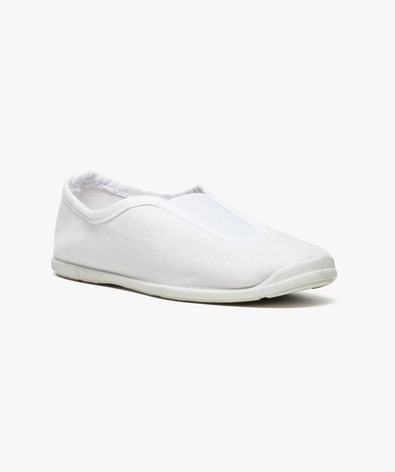 Chaussons rythmiques en toile unie avec élastique vue2 - GEMO (ENFANT) - GEMO