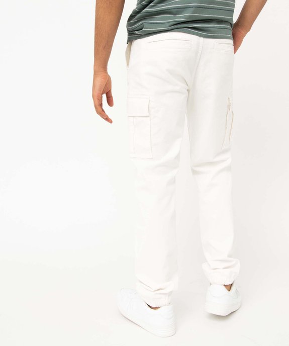 Pantalon cargo coupe Straight homme vue5 - GEMO 4G HOMME - GEMO