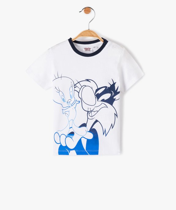 Tee-shirt bébé à manches courtes imprimé Titi & Gros Minet - Looney Tunes vue1 - LOONEY TUNES - GEMO