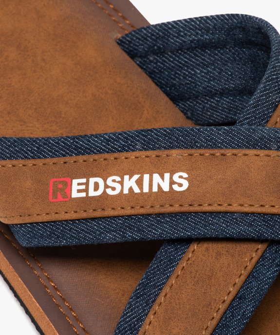 Mules de piscine homme à brides denim - Redskins vue6 - REDSKINS - GEMO