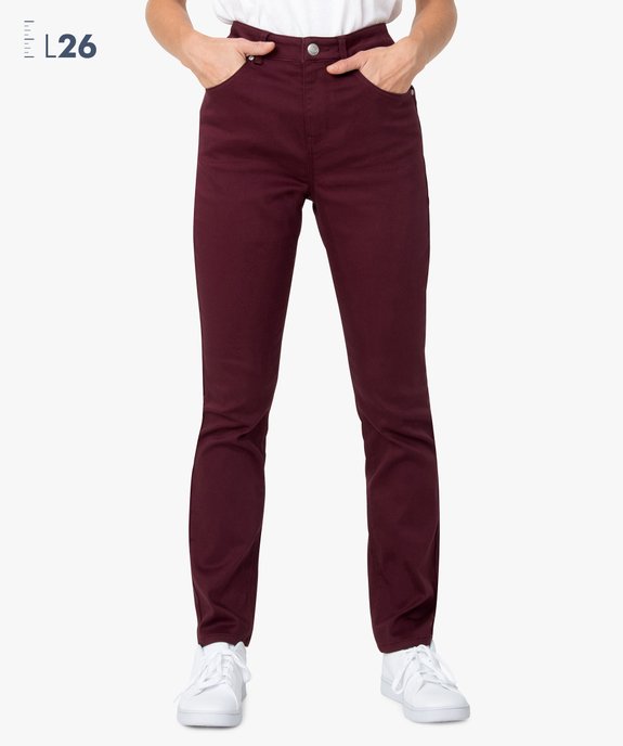 Pantalon femme coupe Regular - Longueur L26 vue1 - GEMO(FEMME PAP) - GEMO