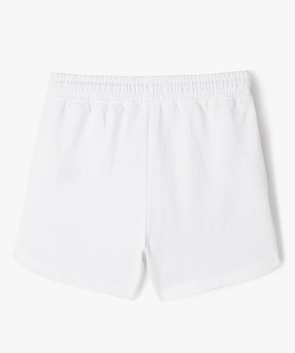 Short de sport avec taille élastique fille - Camps United vue3 - CAMPS - GEMO