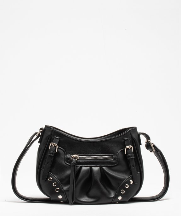 Sac besace compact souple look rock femme vue1 - GEMO (ACCESS) - GEMO