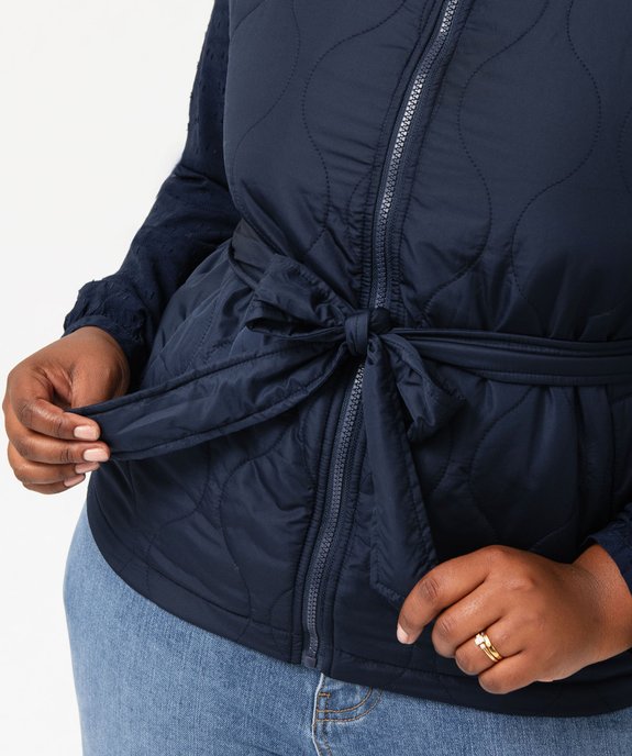 Blouson sans manches matelassé femme grande taille vue2 - GEMO 4G GT - GEMO