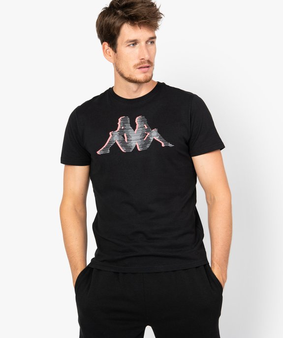 Tee-shirt homme à manches courtes et imprimé en relief - Kappa vue1 - KAPPA - GEMO