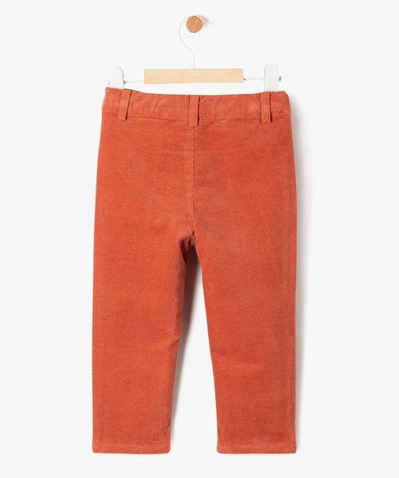 Pantalon en velours bébé garçon - LuluCastagnette vue3 - LULUCASTAGNETTE - GEMO