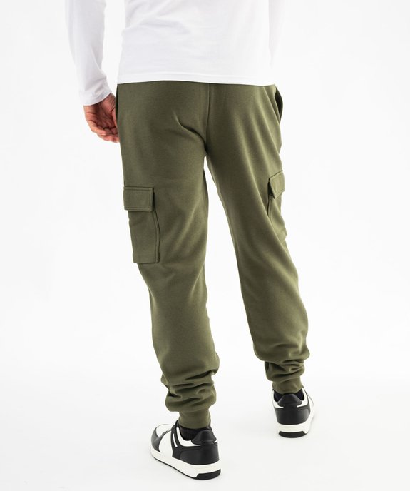 Pantalon de jogging coupe cargo homme vue6 - GEMO 4G HOMME - GEMO